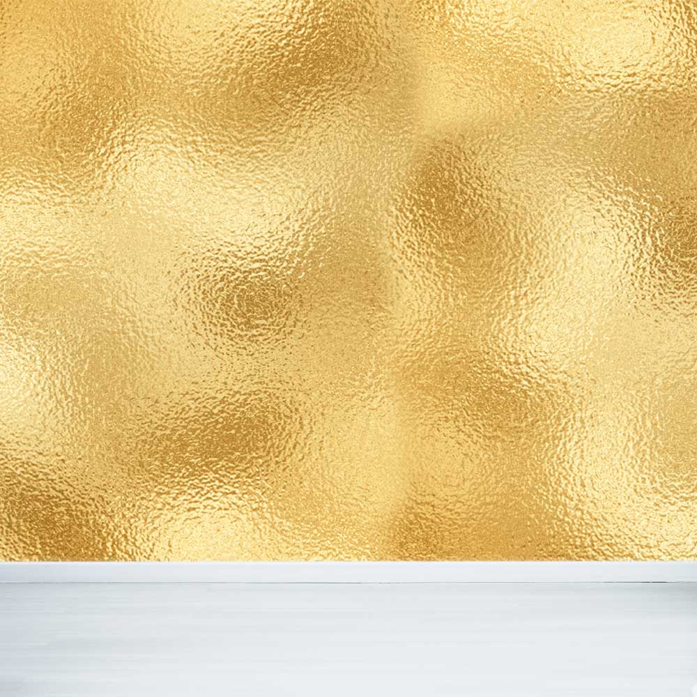 Creative Wallpaper-Add a Touch of Luxury with Rippled Gold Foil